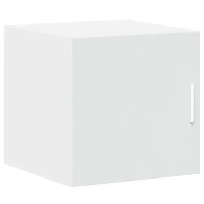 vidaXL Stenska omarica bela 40x42,5x40 cm inženirski les