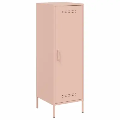 vidaXL Visoka omara roza 36x39x113 cm jeklo