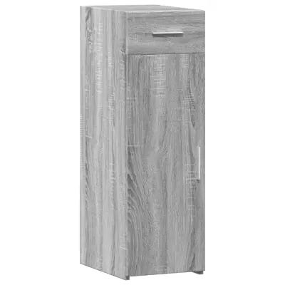 vidaXL Komoda siva sonoma 30x42,5x93 cm inženirski les