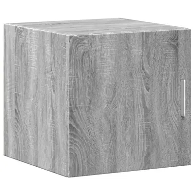 vidaXL Stenska omarica siva sonoma 40x42,5x40 cm inženirski les