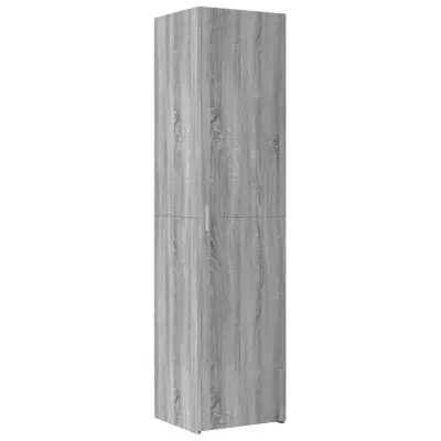 vidaXL Visoka omara siva sonoma 45x42,5x185 cm inženirski les
