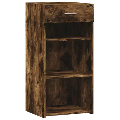 vidaXL Komoda dimljeni hrast 45x42,5x93 cm inženirski les