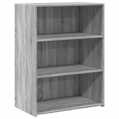 vidaXL Komoda siva sonoma 70x41x93 cm inženirski les