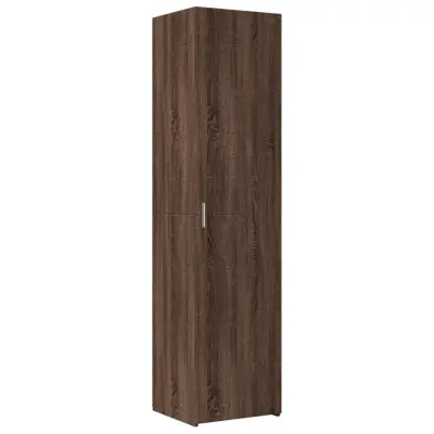 vidaXL Visoka omara rjavi hrast 45x42,5x185 cm inženirski les