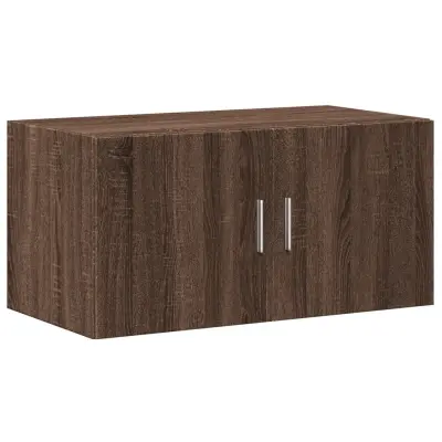 vidaXL Stenska omarica rjavi hrast 80x42,5x40 cm inženirski les