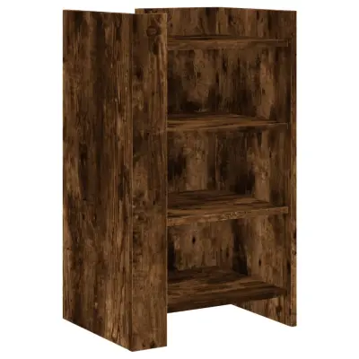 vidaXL Komoda dimljeni hrast 45x35x75 cm inženirski les