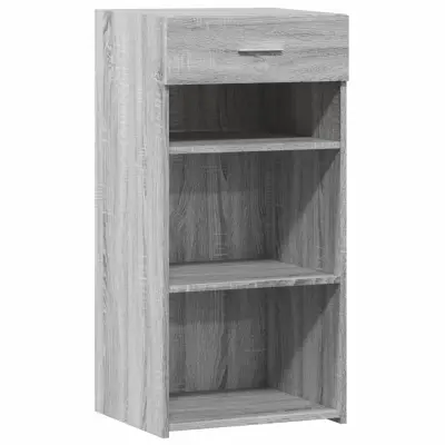 vidaXL Komoda siva sonoma 45x42,5x93 cm inženirski les
