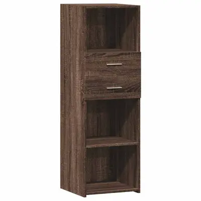 vidaXL Visoka omara rjav hrast 40x42,5x124 cm inženirski les