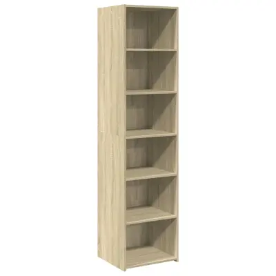 vidaXL Visoka omara sonoma hrast 45x41x185 cm inženirski les