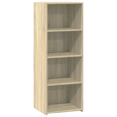 vidaXL Visoka omara sonoma hrast 45x41x124 cm inženirski les