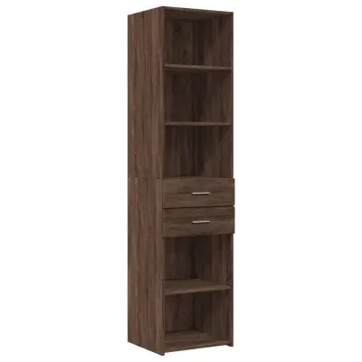 vidaXL Visoka omara rjavi hrast 45x42,5x185 cm inženirski les