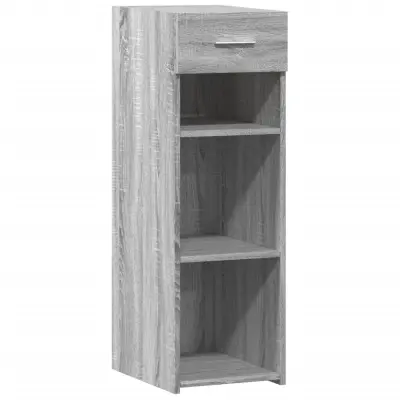 vidaXL Komoda siva sonoma 30x42,5x93 cm inženirski les