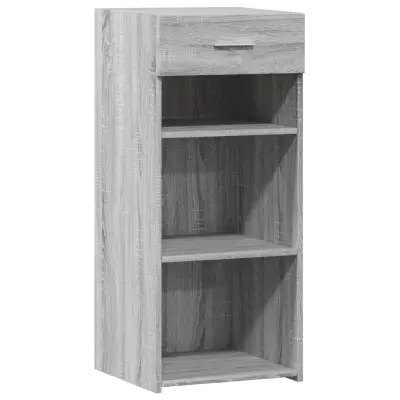 vidaXL Komoda siva sonoma 40x42,5x93 cm inženirski les