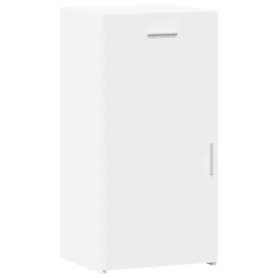vidaXL Komoda bela 45x42,5x93 cm inženirski les