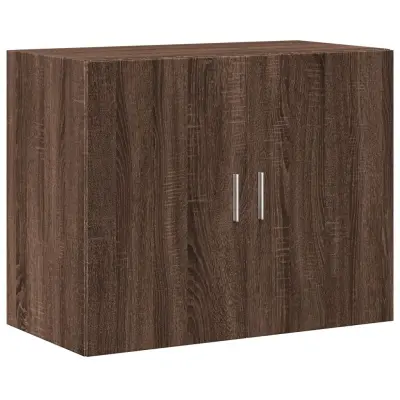 vidaXL Stenska omarica rjavi hrast 80x42,5x64 cm inženirski les