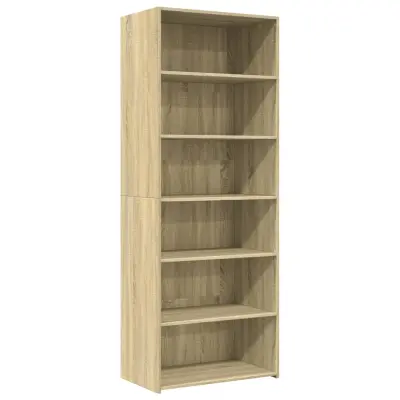 vidaXL Visoka omara sonoma hrast 70x41x185 cm inženirski les