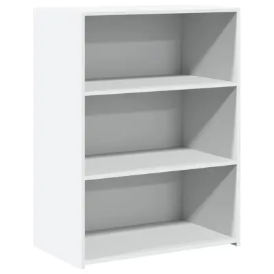 vidaXL Komoda bela 70x41x93 cm inženirski les