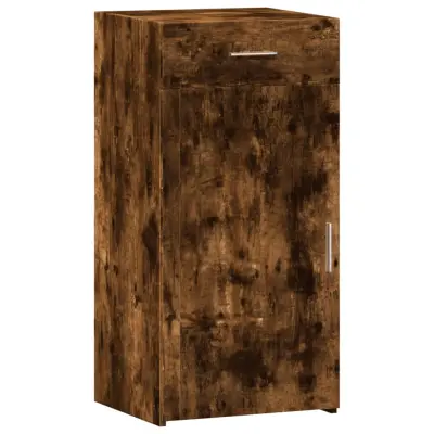 vidaXL Komoda dimljeni hrast 45x42,5x93 cm inženirski les