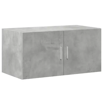 vidaXL Stenska omarica betonsko siva 80x42,5x40 cm inženirski les