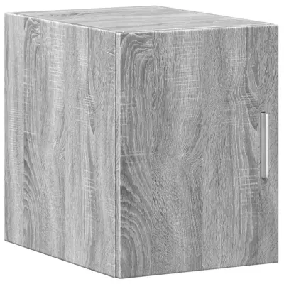 vidaXL Stenska omarica siva sonoma 30x42,5x40 cm inženirski les