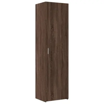 vidaXL Visoka omara rjavi hrast 50x42,5x185 cm inženirski les