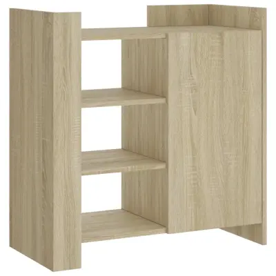 vidaXL Komoda sonoma hrast 73,5x35x75 cm inženirski les