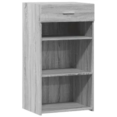 vidaXL Komoda siva sonoma 50x42,5x93 cm inženirski les