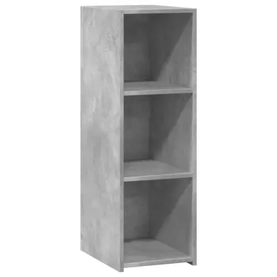 vidaXL Komoda betonsko siva 30x41x93 cm inženirski les