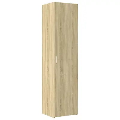 vidaXL Visoka omara sonoma hrast 50x42,5x185 cm inženirski les