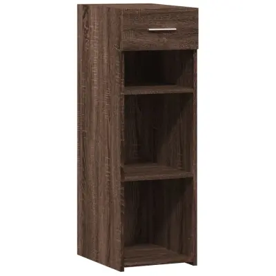 vidaXL Komoda rjavi hrast 30x42,5x93 cm inženirski les