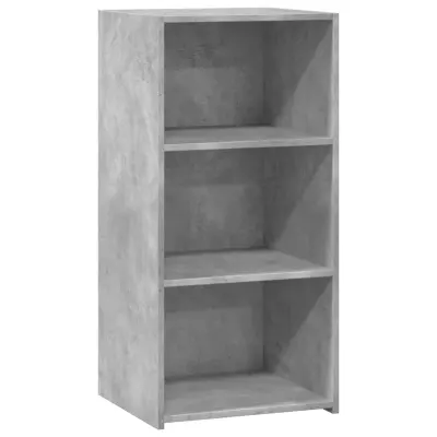 vidaXL Komoda betonsko siva 45x41x93 cm inženirski les