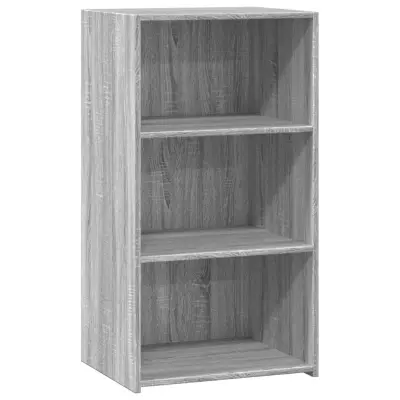 vidaXL Komoda siva sonoma 50x41x93 cm inženirski les