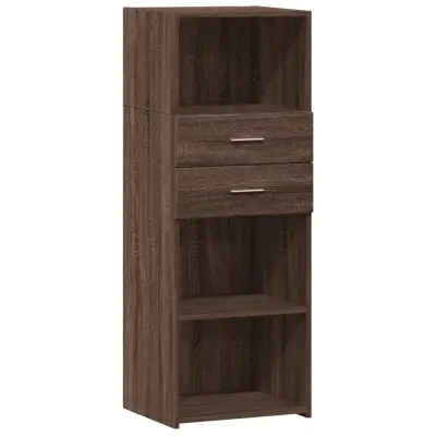 vidaXL Visoka omara rjavi hrast 45x42,5x124 cm inženirski les