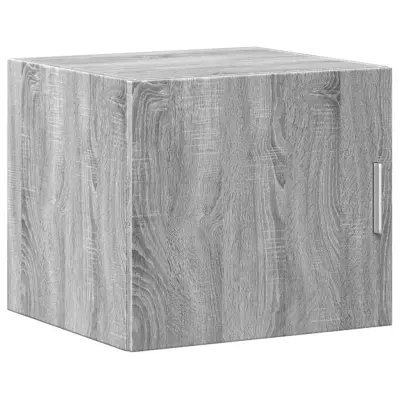 vidaXL Stenska omarica siva sonoma 45x42,5x40 cm inženirski les