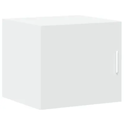 vidaXL Stenska omarica bela 45x42,5x40 cm inženirski les