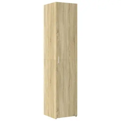 vidaXL Visoka omara sonoma hrast 40x42,5x185 cm inženirski les