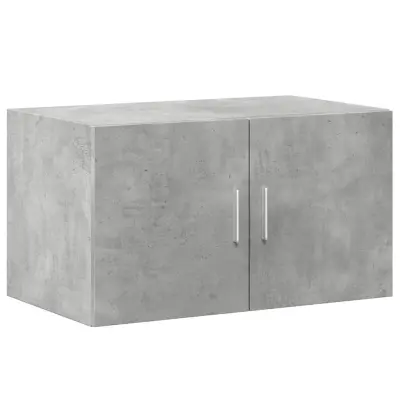 vidaXL Stenska omarica betonsko siva 70x42,5x40 cm inženirski les