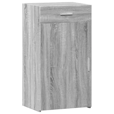 vidaXL Komoda siva sonoma 50x42,5x93 cm inženirski les