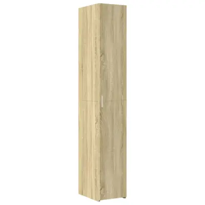 vidaXL Visoka omara sonoma hrast 30x42,5x185 cm inženirski les