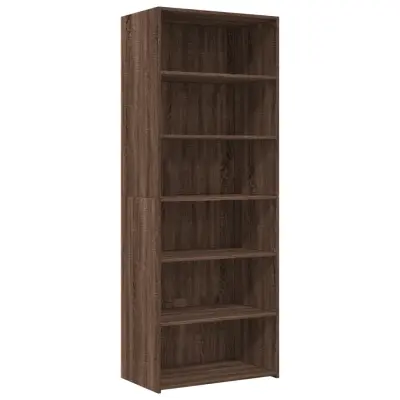 vidaXL Visoka omara rjavi hrast 70x41x185 cm inženirski les