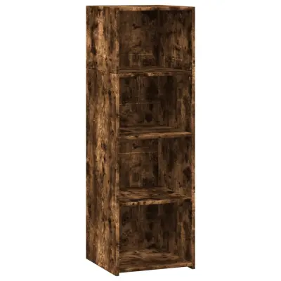vidaXL Visoka omara dimljeni hrast 40x41x124 cm inženirski les