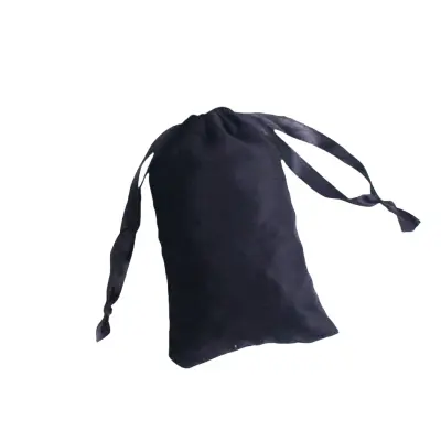 50 paketov žametnih vrečk za nakit Black
