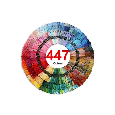Popoln komplet 447-barvnih niti za križni vbod
