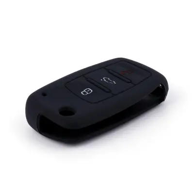 Etui za avtomobilske ključe za Langxing, 3 gumbi Black