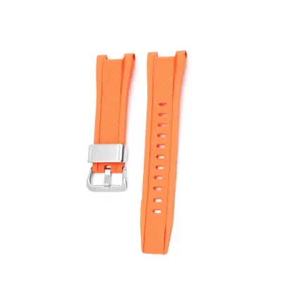 Pas za uro s srebrno zaponko za Casio GST-W300G/GST-W300/GST-S300G/GST-S300 Orange