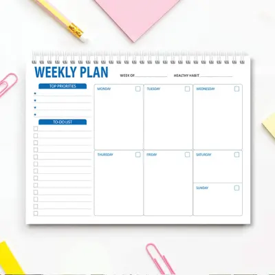 Weekly Planner Notebook