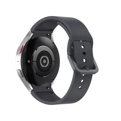 Silikonski pašček za uro za Samsung Galaxy Watch 5/Watch 5 Pro, 20 mm Gray