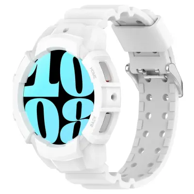Pašček za uro z zaščitnim etuijem za Samsung Galaxy Watch 6 - 44mm White