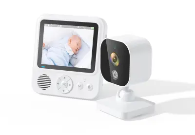 Video monitor s kamero 2.4G prenos, otroška varuška z dvosmernim zvokom, infrardeči nočni vid