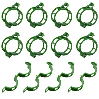 Podporne spone za rastline - 100 pak Green